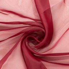 5ft x 32ft BURGUNDY Premium Chiffon Sheer Backdrop CURTAIN PANEL Drape Party
