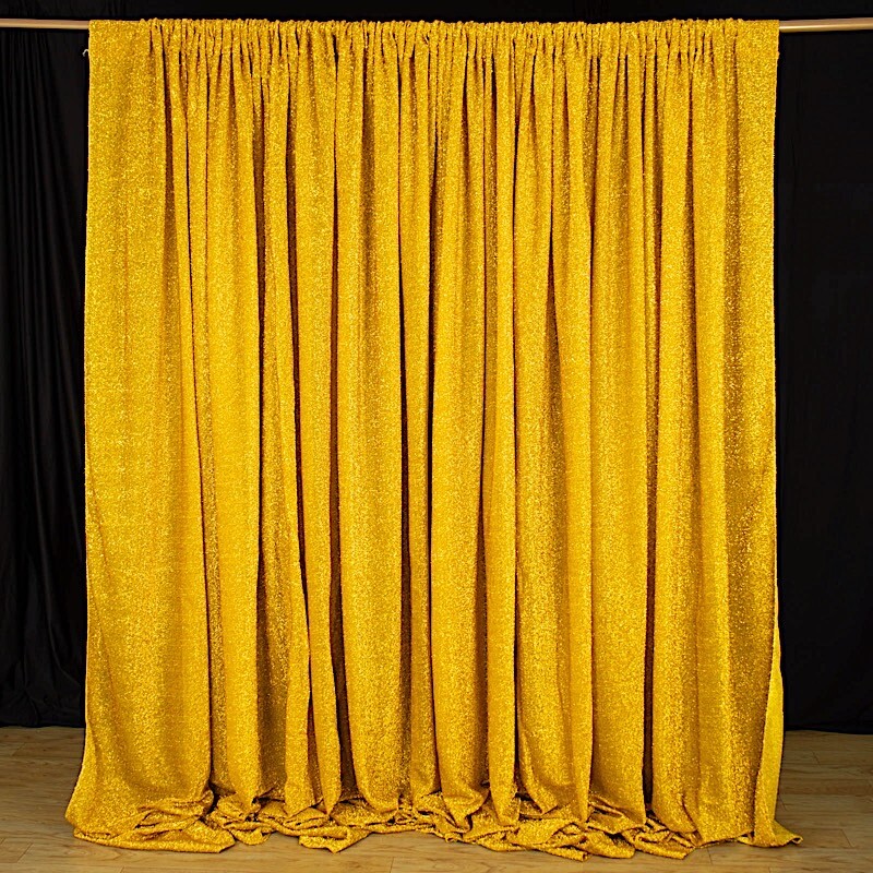 Metallic Gold BACKDROP 20×10 ft Spandex Party Wedding Decorations WHOLESALE