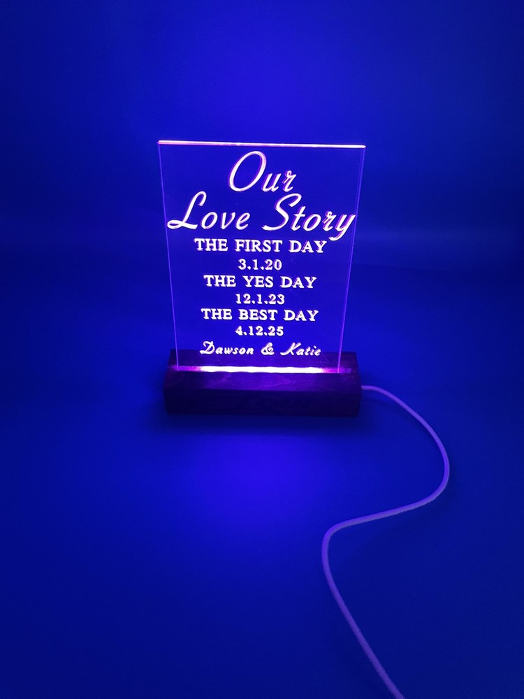 wedding Custom Made Led sign custom
