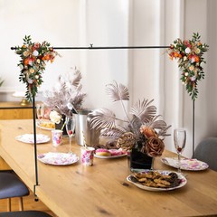 Wedding Stand with Telescoping Width (3.94-6.56ft), Sturdy Metal Construction