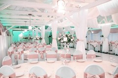 Showgeous 60 PCS Rose Gold Satin Chair Sashes Bows Decoration Chair Cover for…