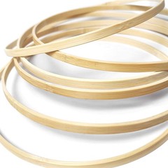 Dream Catcher Rings 12Pcs Wood Bamboo Floral Hoop for DIY Wreath Decor1628