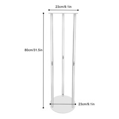 10pcs 80cm Acrylic Artificial Flower Vase Stand Wedding Centerpieces Decoration