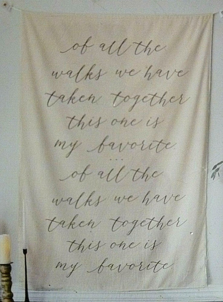 Style Me Pretty Backdrop 35012 “Of All the Walks” 54” X84” WEDDING Anniversary
