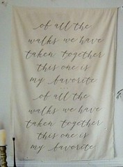 Style Me Pretty Backdrop 35012 “Of All the Walks” 54” X84” WEDDING Anniversary