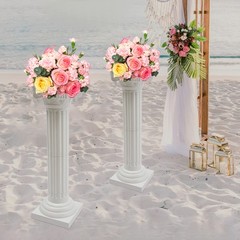 2Pcs Wedding Roman Column 88cm Party Event Decoration Column Flower Column Stand