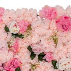 20 Pieces Flower Wall Panel Artificial Floral Backdrop Wall Decoration Backdrop