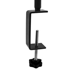 3.28ft Tall Over the Table Rod Stand Adjustable Black Metal Table Clamp Stand