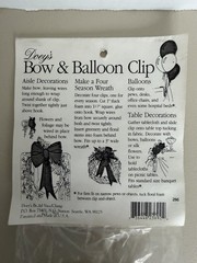 12 Dory’s Bow & Balloon Clips Church Pews, Chairs, Weddings, Parties New-Read