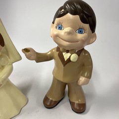 Vintage Ceramic Bride And Groom 1970’s