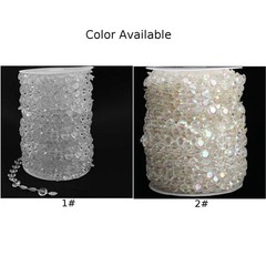 Acrylic Strands Bead Curtain 10m DIY Decoration For Wedding Party Festivals