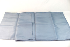 Dusty Blue TABLE RUNNER 108 x 13″ & Spandex Chair Band Wedding Graduation Party