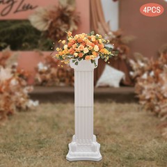 4 Pcs Wedding Party Roman Pillars European Style Landscaping Flowerpot Holder
