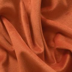 Roslynwood Luxury Soft Russet Orange Velvet Curtains 84 inches Long Back Tab …