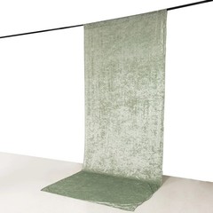 SAGE GREEN 5 ft Premium Velvet Backdrop Curtain Wedding Event Booth Decorations