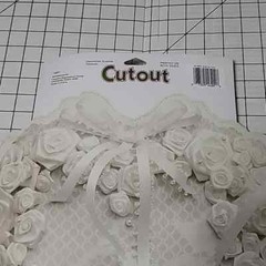 Wedding Bridal Shower Cutout Decoration, Double-Sided, NWT, With This Ring
