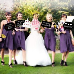Capture Joy: 52 Count Wedding Photo Booth Props with Gold Glitter & Accessories