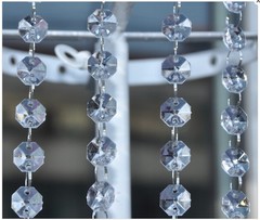 Multi-Diamond Cut Crystal Beaded Garland/Strand-72 Inch Long – 1 Piece