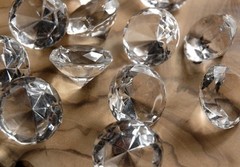 3/4″ Acrylic Diamond Confetti Crystal Gem Stone Table Scatter 240 PCS 14 Colors