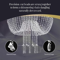60cm Transparent Acrylic Hanging Wedding Cake Rack Display Stand