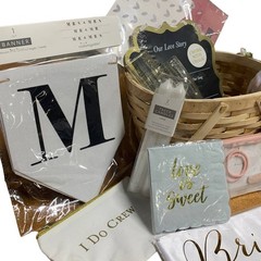 Bride-To-Be Socks Banner Decorations Wedding Day Bridal Shower Gift Basket