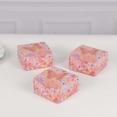 25 Pink Butterfly Themed Party Favor Boxes “Thank You” Print Events Decorations