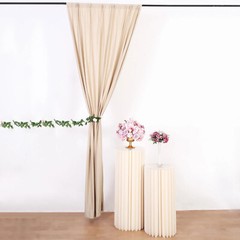 NUDE 10 x 10 ft Polyester BACKDROP CURTAINS Drapes Panels Home Decorations
