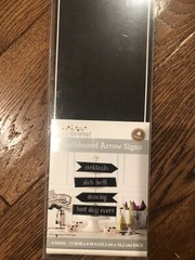 VICTORIA LYNN 4 PIECE CHALKBOARD SIGN SET FOR EVENTS, DIRECTIONS AND NOTICES