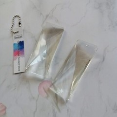 12pcs 75mm 1 Hole Faceted Rectangle Crystal Spacer Pendant Lamp Prism Chandelier