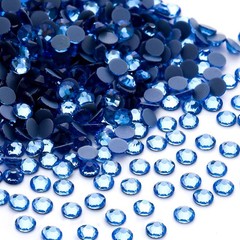 Hotfix Rhinestones Bulk, 14400PCS Light Blue Hot Fix Rhinestones for Clothes …