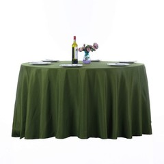 Ascoza 2pack 120 Inch Willow Round Tablecloth in Washable Polyester Fabric fo…