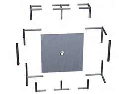 BACKDROP KIT 10 FT TALL x 20 FT – 50 FT WIDE T / L / 3D Connect and Carrybag