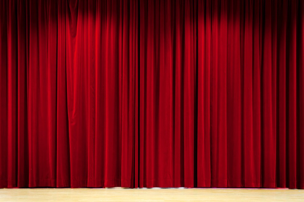 Red Heavy Style Velvet Curtain 12ft Drape Stage/Theater/Home Noise Thermal