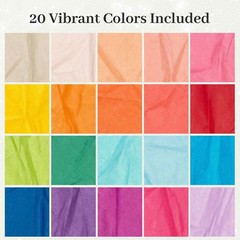 TOXOY 360 Sheets Tissue Paper Bulk, 11.5 x 8 Inch Gift medium, Multicolor