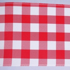 125 Checkered Gingham Polyester Chair Sashes Wedding Party Supplies Decorations