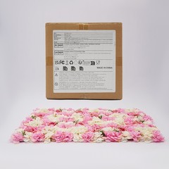 6 Pcs Artificial Flower Wall Panel, Artificial Floral Wall Decoration Backdrop