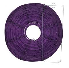 Mudra Crafts 12 Inch Round Chinese Purple Paper Lanterns Hanging Decor | 10 P…