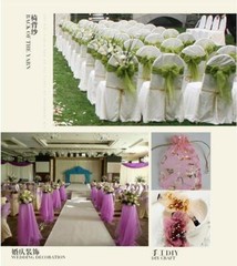 Festival/Wedding Draping Decoration Glass Yarn 59” Wide Golden or White 32Yards