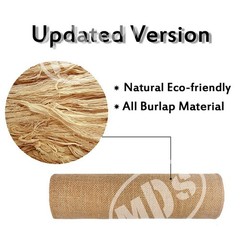 Wholesale Lot NATURAL Jute Burlap Hessian Chair Bow Sashes Wedding Decor 6″X108″