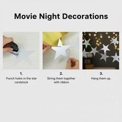 Pengxiaomei 40 Pcs 11 Inch Silver Stars Cutouts Silver Star Decoration Double…
