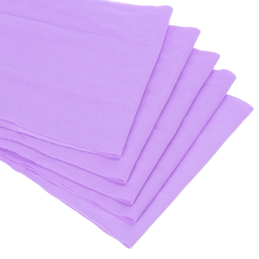 10Pcs 14×5″ Stretch Chair Sashes Bow Sash Elastic Chair Band Sashes Light Purple