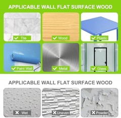 150Pcs Double-Sided Adhesive Tape for Acoustic Sound Proof Foam Panels, Removabl