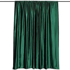 HUNTER GREEN 8 ft Premium Velvet Backdrop Curtain Wedding Booth Decorations