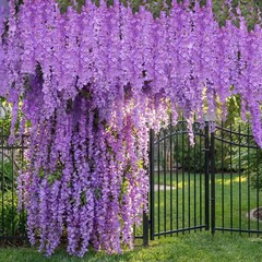 Giegxin Purple 26 Pcs 3D Wisteria Tree for Classroom Room Ceiling Wall Decor …