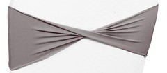 MDS Pack of 50 Spandex Chair Sashes Bows Elastic Stretch Dining Chair Bands T…