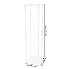 5pcs Wedding Flower Stand Acrylic Pillar Vase Stand Party Centerpiece Decor