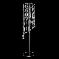 10* Crystal Flower Stand Wedding Centerpieces For Tables 80cm Tall Flower Stand