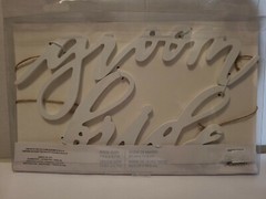 Bride and Groom Chair Signs, Wood Wedding Sign Bride and Groom Chairs White NEW