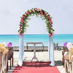 Metal Garden Arch Arbor Garden Archway for Wedding Bridal Party Festival Events