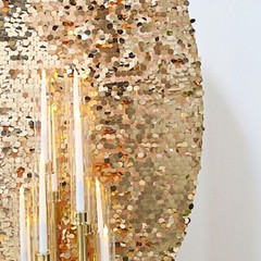 7.5 feet Big Payette Sequin Round Backdrop STAND COVER Party Events Decorations
